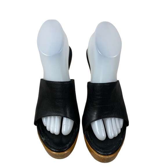 Sergio Rossi Wooden Heeled Mules - Picture 8 of 13